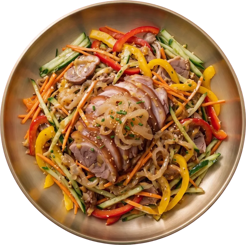 Braised and Chilled Pig Trotter Salad