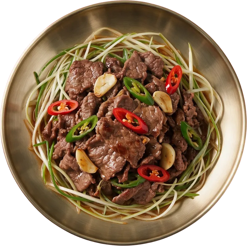 Chadol Beef BBQ with Spring onion