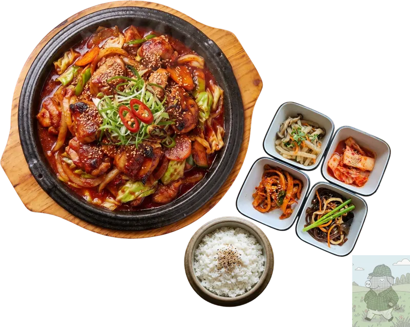 Bapsang - Stir Fried Chicken Bulgogi