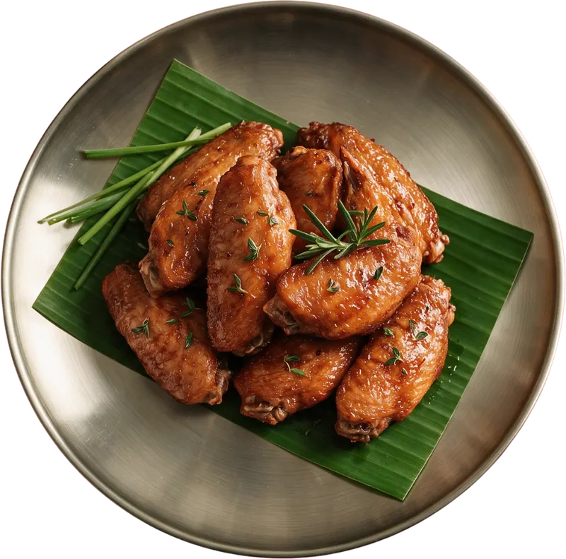 Mid Wing Oven Backed Chicken
